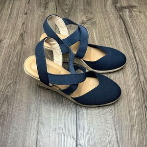 Kelly & Katie Brynn Espadrille Wedge Sandal-9 M